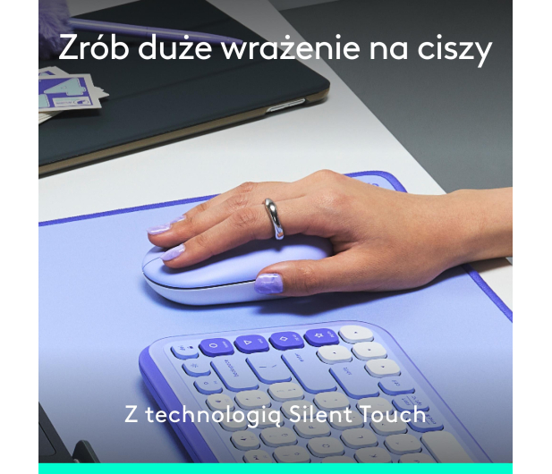 LOGITECH POP ICON Mouse lilac 910-007414 - 1276201 - zdjęcie 9